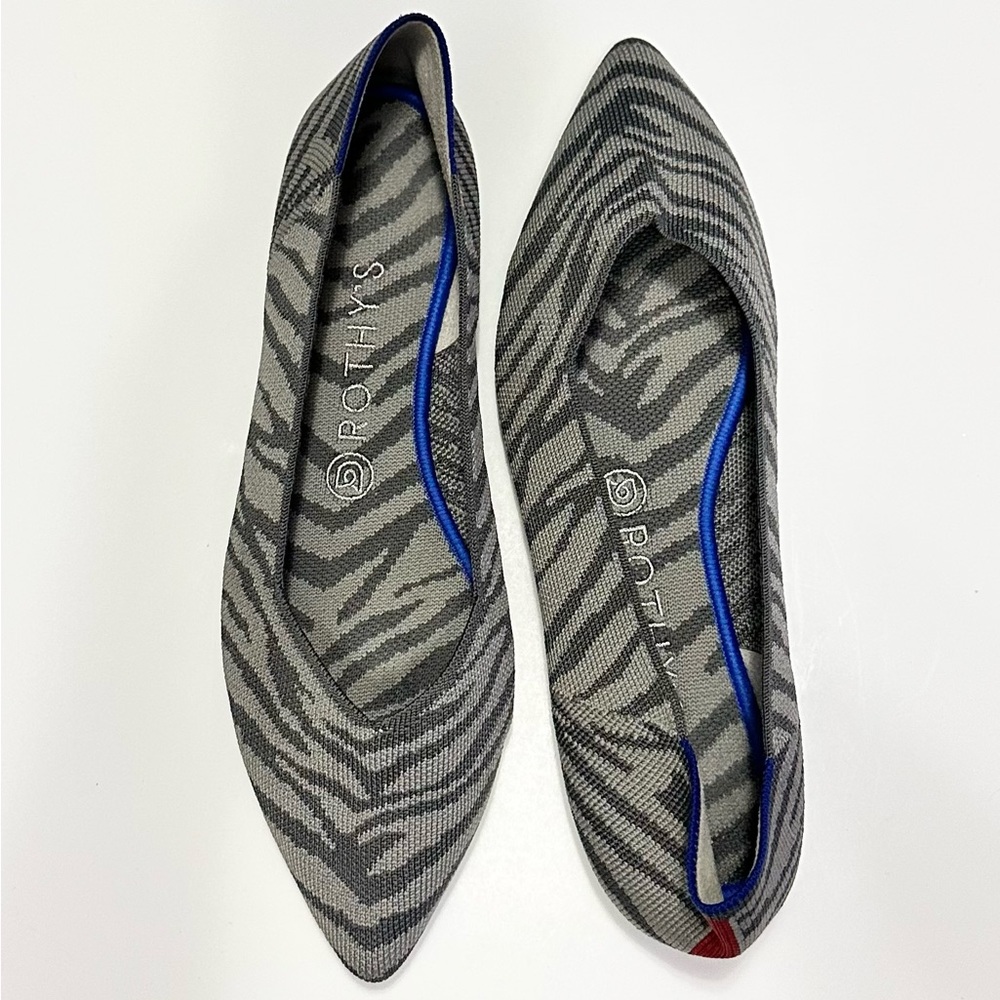 Rothy’s The Point Animal Print Shoes